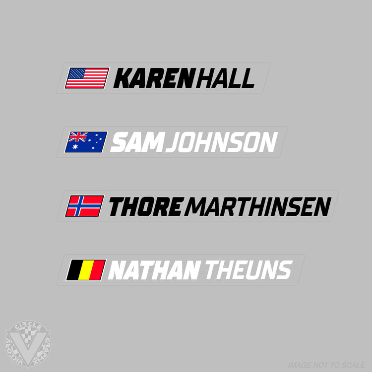 Bold-Non Bold on Clear-6 pack