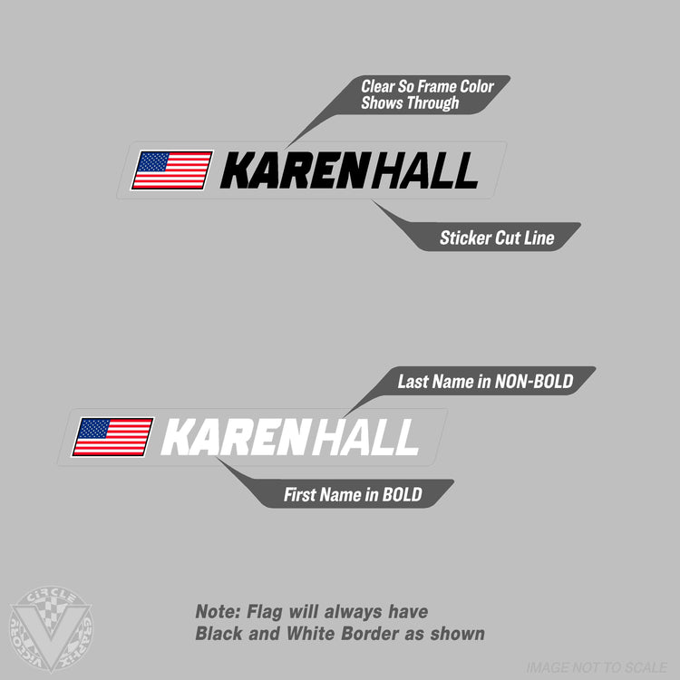 Bold-Non Bold on Clear-6 pack