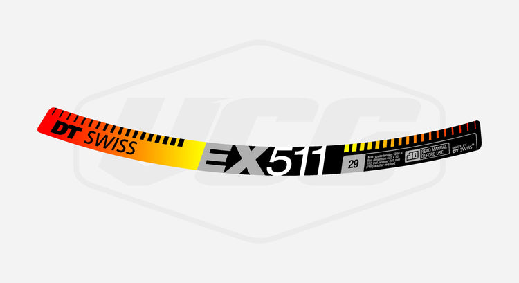 DT Swiss EX511 Custom Sticker set