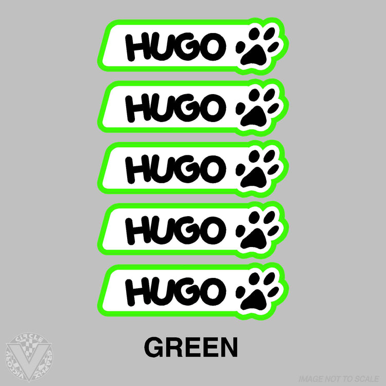 Dog Name Stickers-5 pack