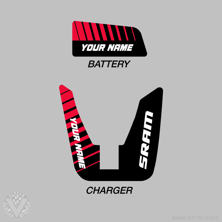 SRAM AXS eTAP Battery stickers