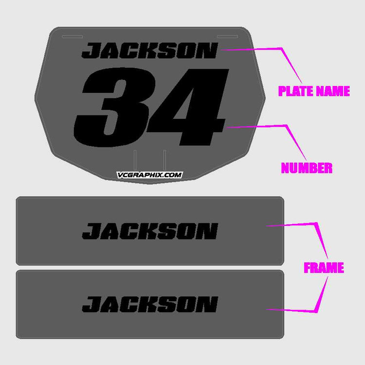 Kids Balance Bike Sticker Kit - Tech