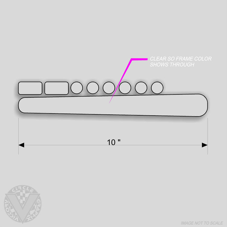 Chain Stay Protector with Cable rub Dots