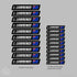 Chrome Holographic FLAG -10 pack