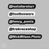 Social Media Tags-20 pack