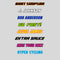Basic Stickers Clear RACE FONTS-6 pack
