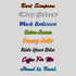 Basic Stickers Clear SCRIPT FONTS-6 pack
