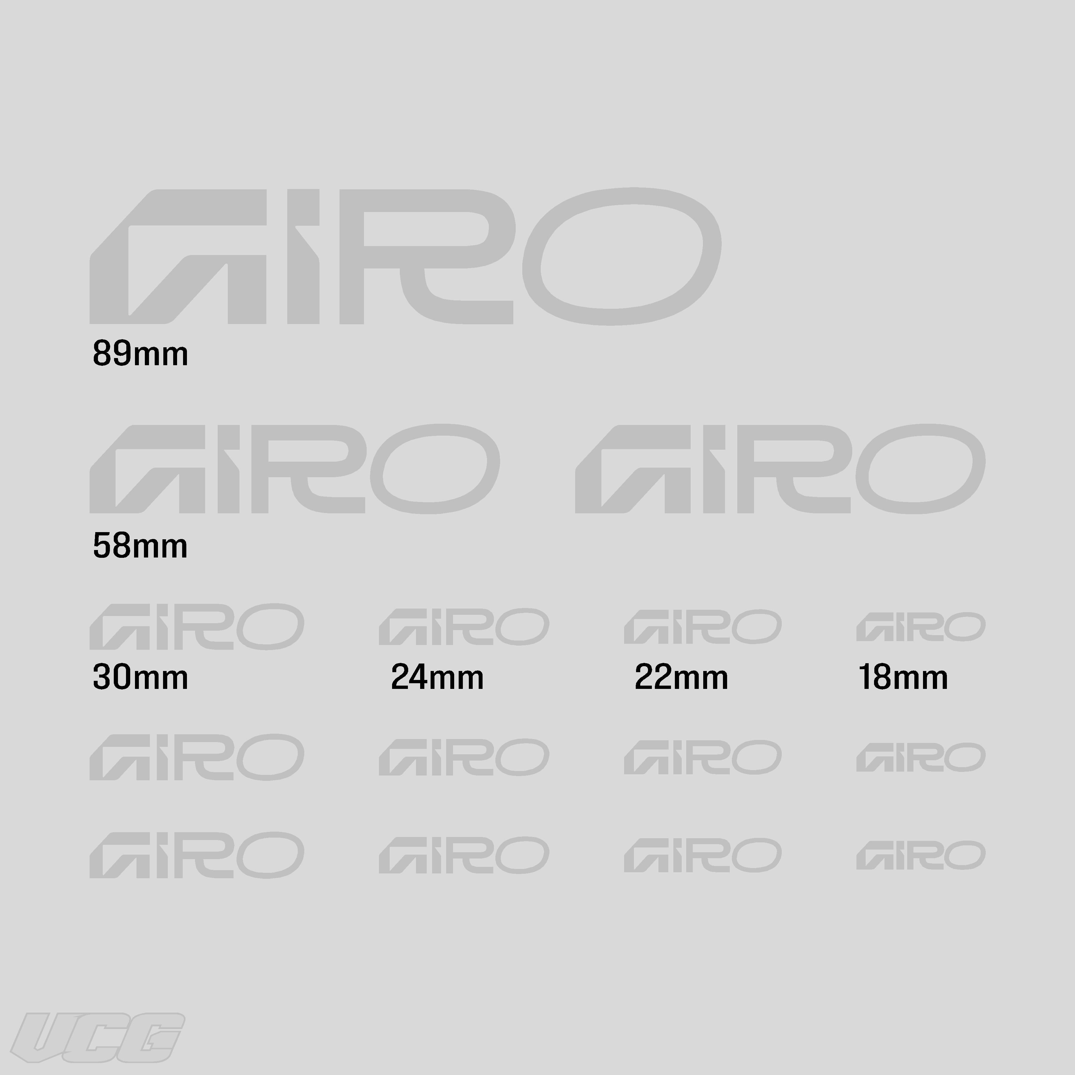 Giro Die-Cut Logos