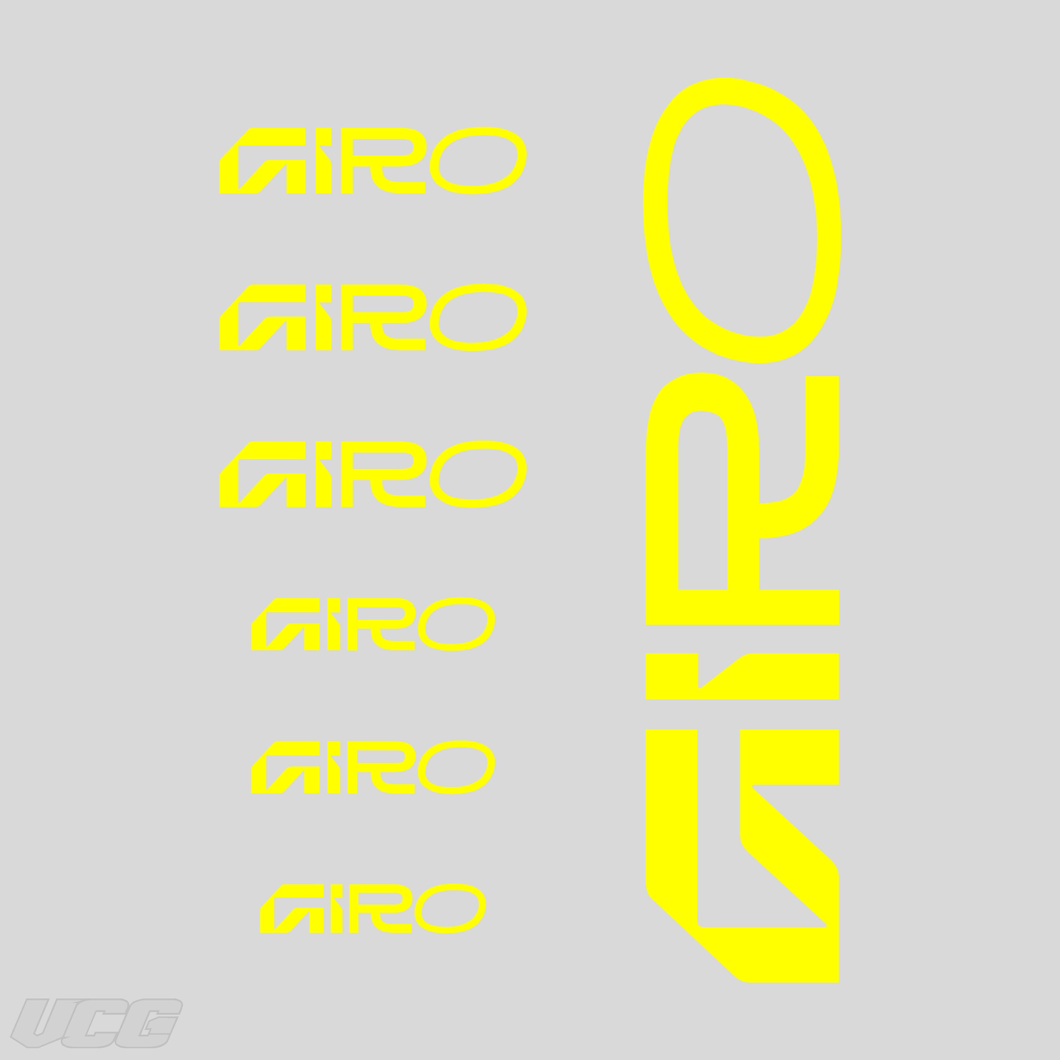 Giro Die-Cut Logos