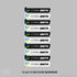Boulder Pickleball Paddle Stickers -10 pack