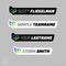 Boulder Pickleball Paddle Stickers -10 pack