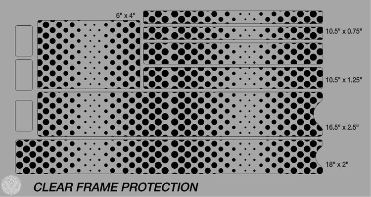 Clear Frame protection with Graphic
