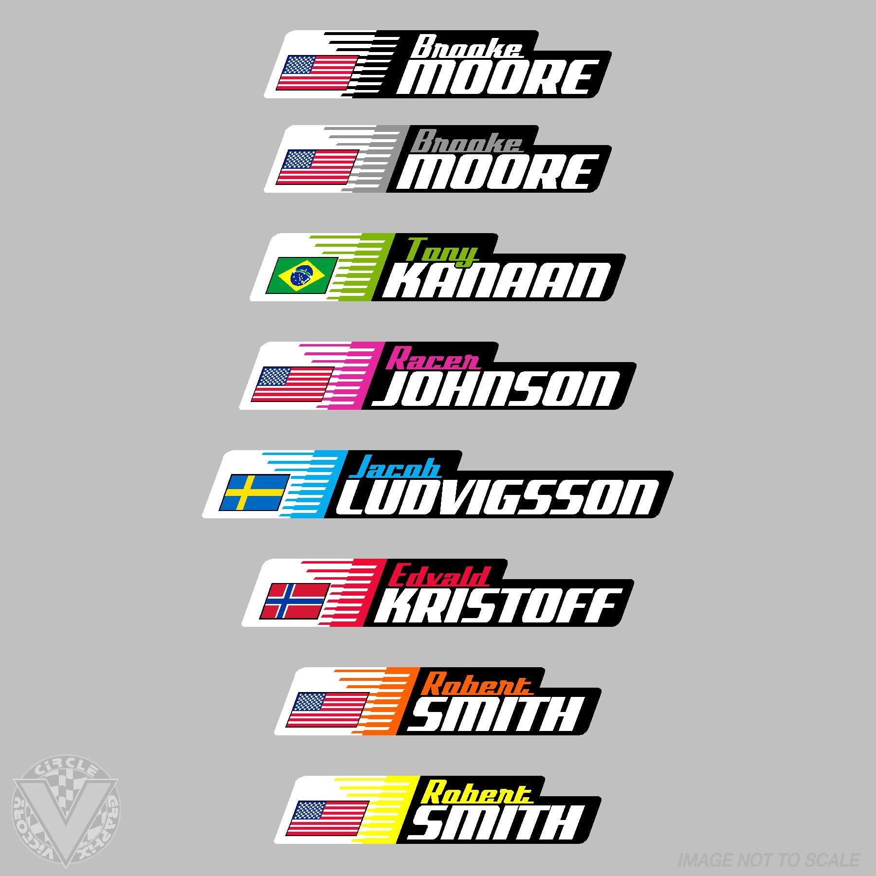 Name SAC Country Flag -10 pack