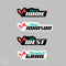 Team Vixxen Name Stickers -10 pack