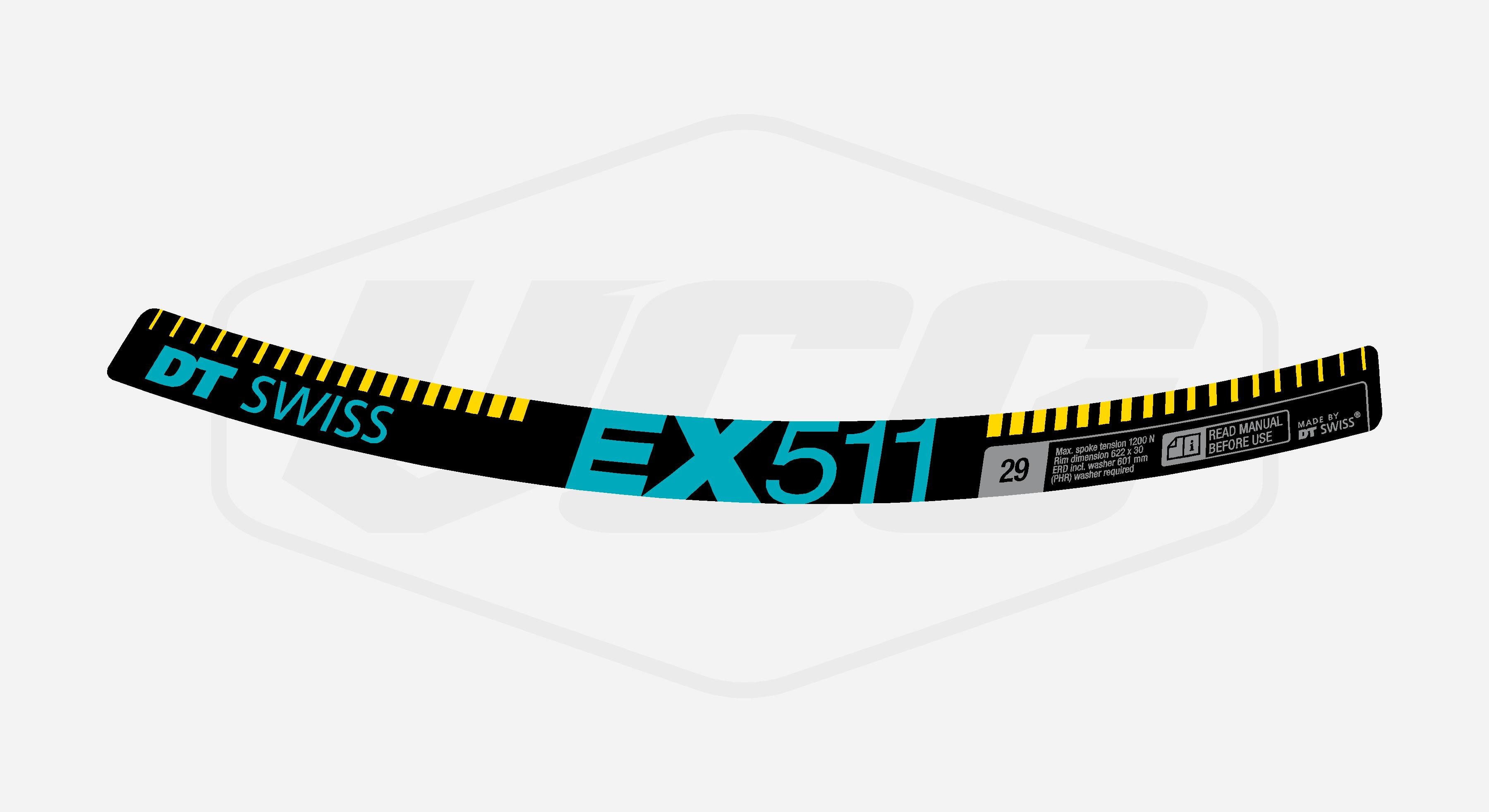 DT Swiss EX511 Custom Sticker set