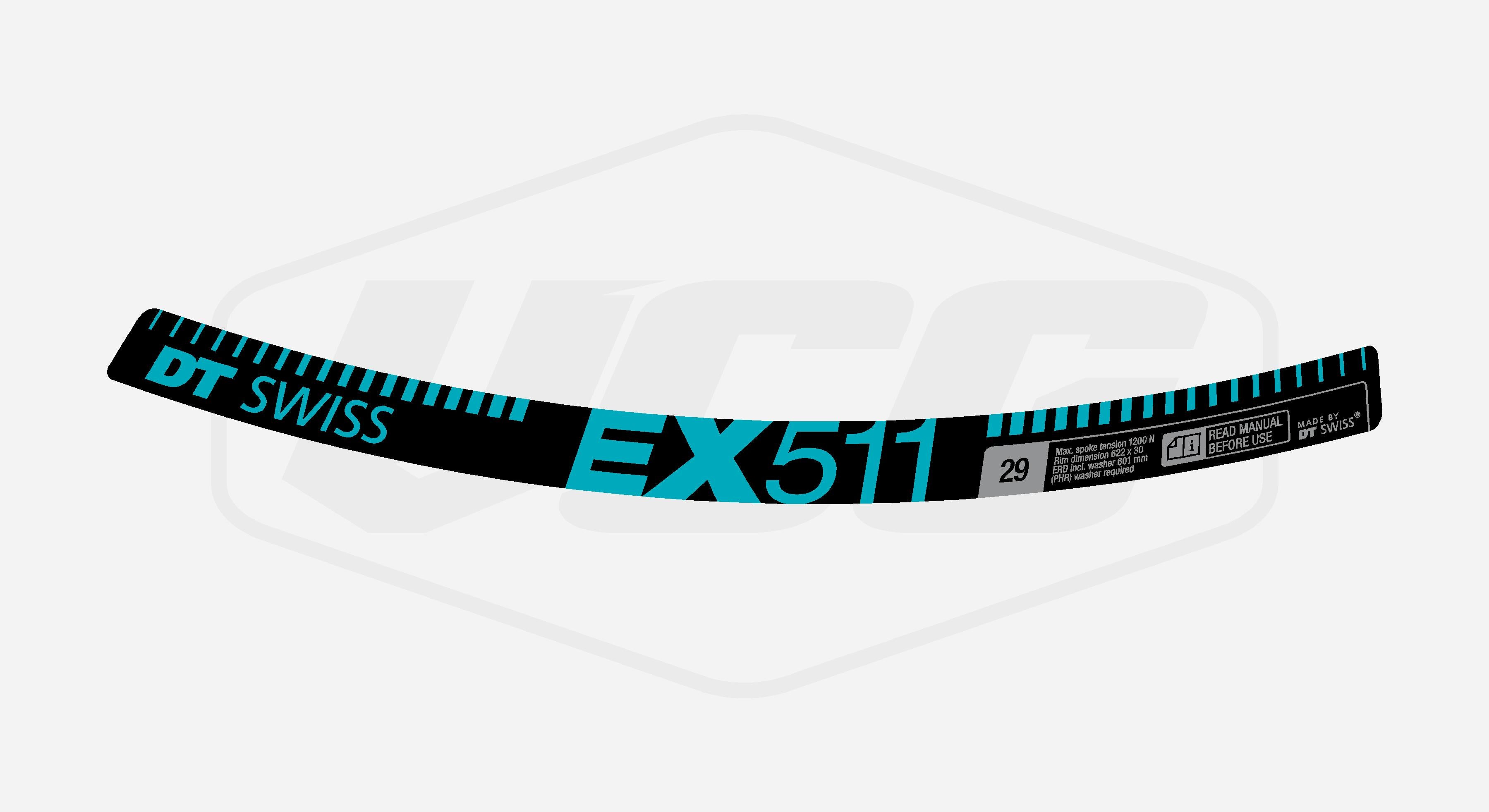 DT Swiss EX511 Custom Sticker set