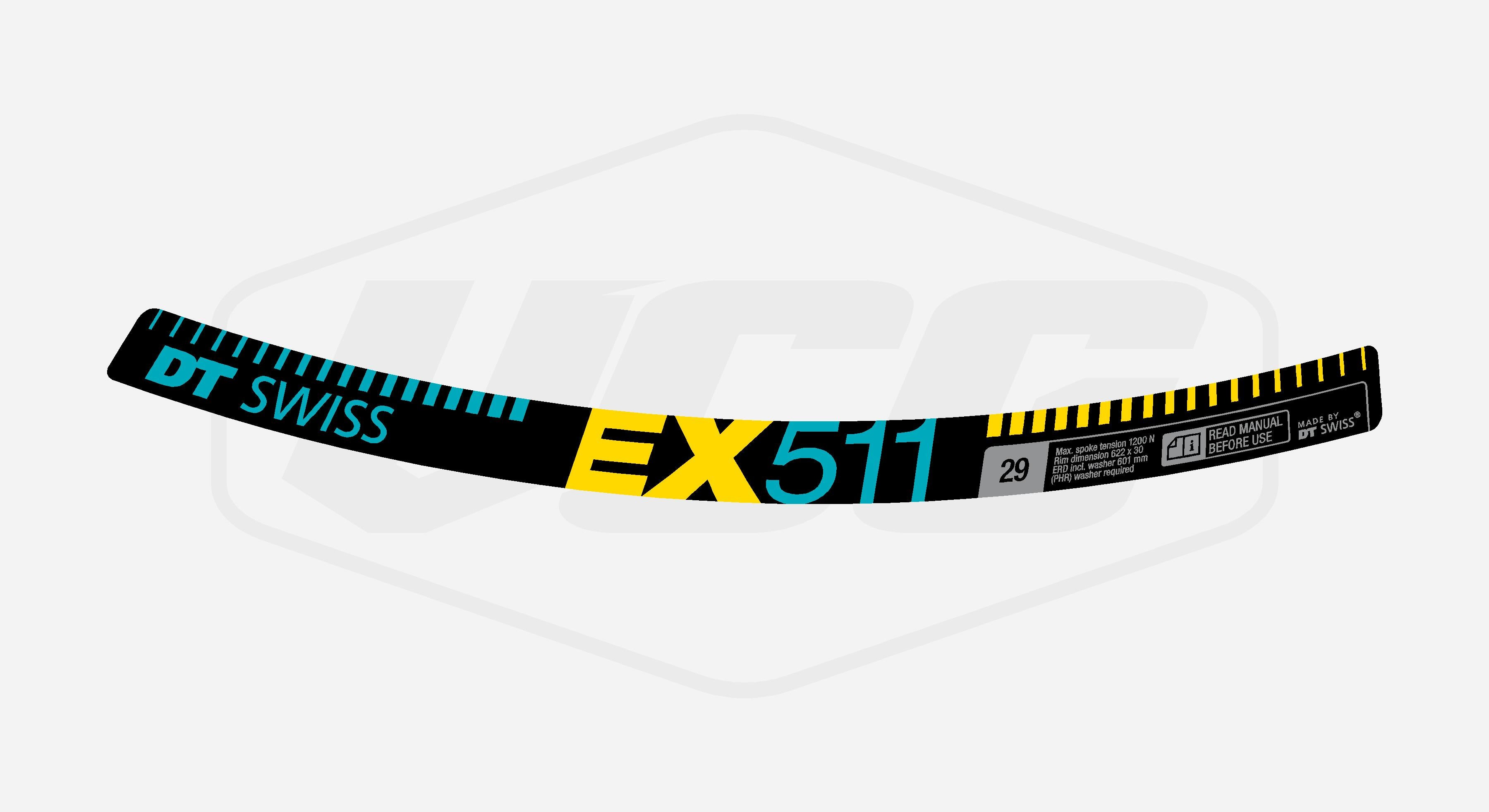 DT Swiss EX511 Custom Sticker set