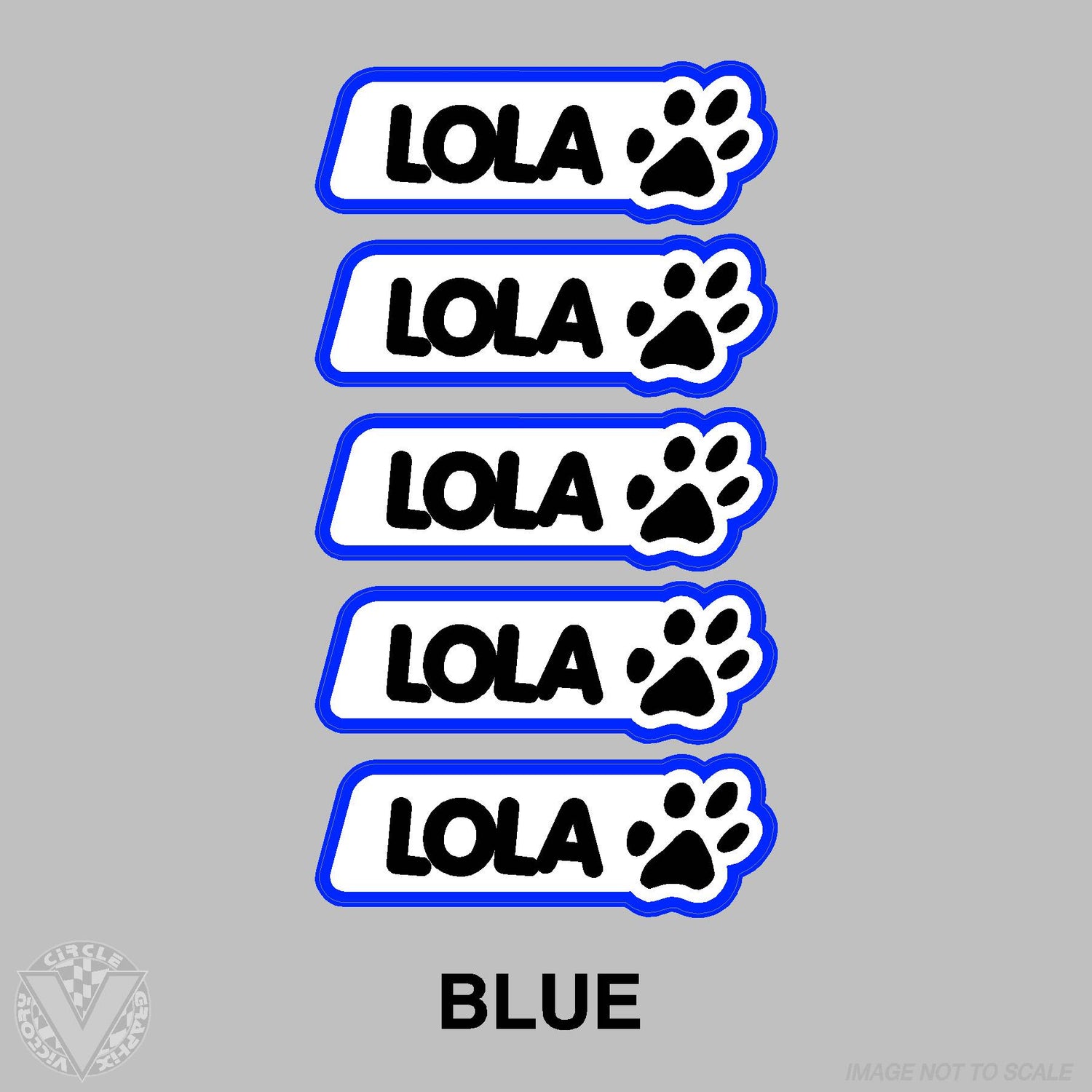 Southern Decalz Custom Pet Memorial Paw Decal – Dog Name, 25 Fills, 6 Fonts, USA Made