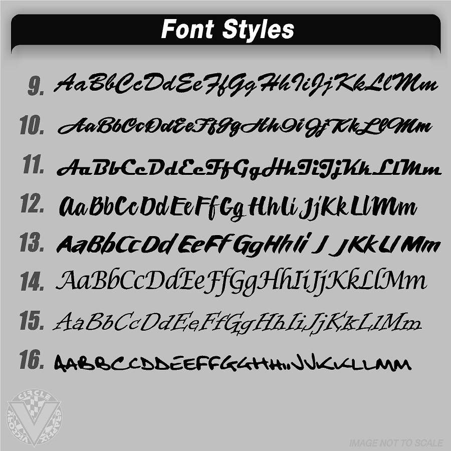 Basic Name Stickers on Clear-6 pack