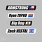 Name with State Flag 10-pack