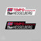Team Tempo Triathlon Name Stickers -10 pack